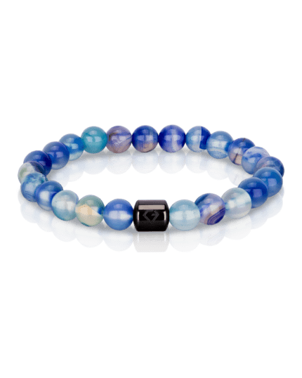 CASCARY Armband chic – Blue Agate - LIMITED 01-50/50