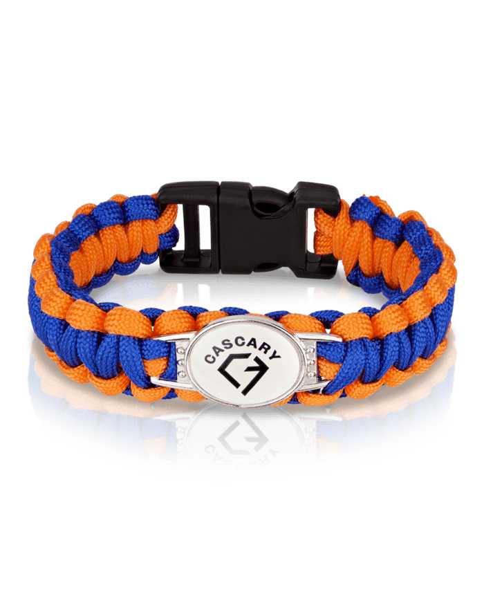 cascary armband heavy blue orange limited 21cm cy hab 004 CASCARY Armband heavy - Blue-Orange - LIMITED 01-50/50