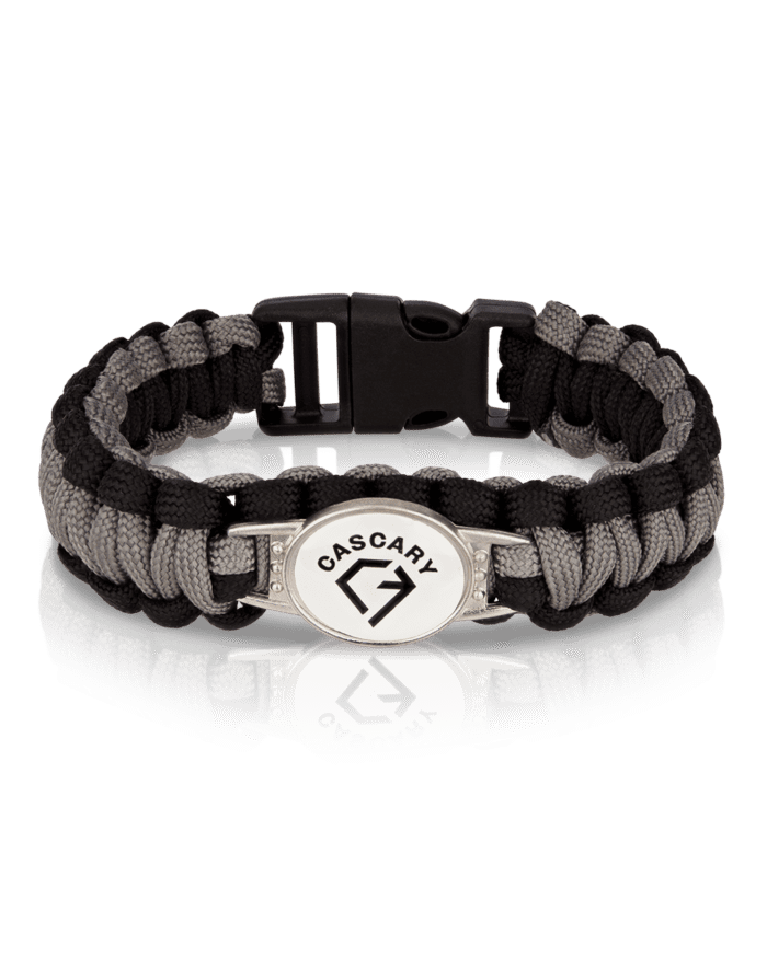 cascary armband heavy gray black limited 21cm cy hab 011 CASCARY Armband heavy - Gray-Black - LIMITED 01-50/50