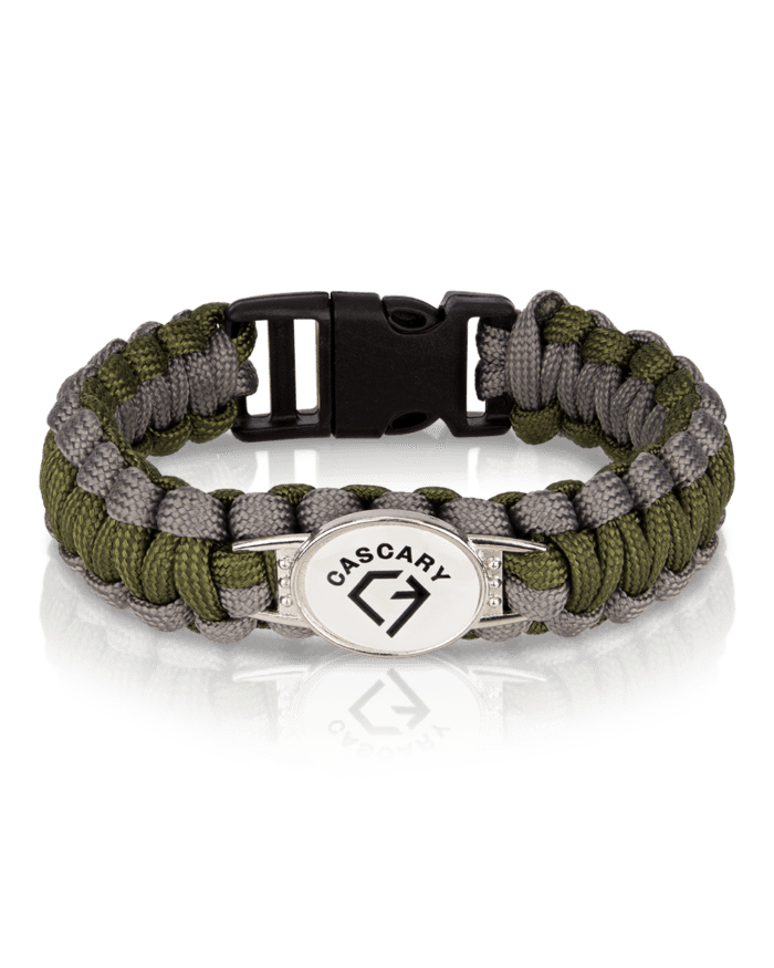 cascary armband heavy green gray limited 21cm cy hab 009 CASCARY Armband heavy - Green-Gray - LIMITED 01-50/50