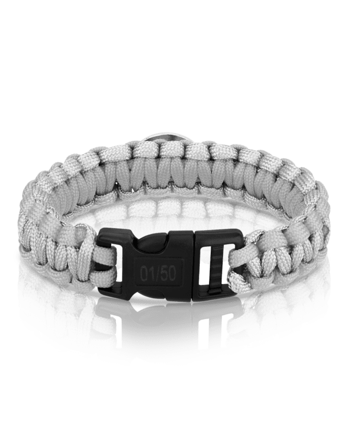 cascary armband heavy limited 21cm backside number on buckle CASCARY Armband heavy - Lightblue-Black - LIMITED 01-50/50