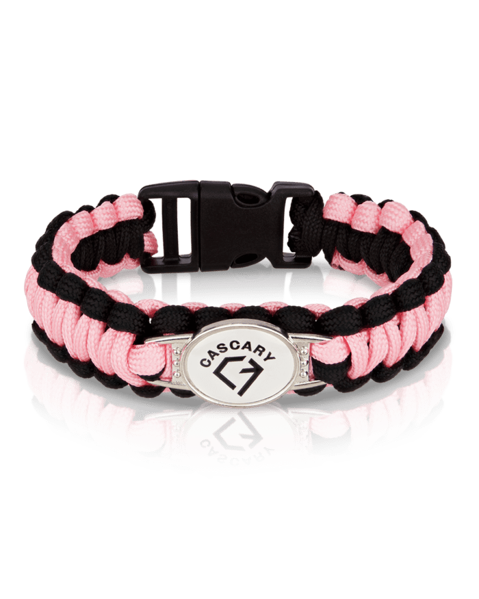 cascary armband heavy pink black limited 21cm cy hab 015 CASCARY Armband heavy - Pink-Black - LIMITED 01-50/50