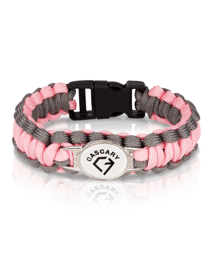 cascary armband heavy pink gray limited 21cm cy hab 016 CASCARY Armband heavy - Pink-Gray - LIMITED 01-50/50