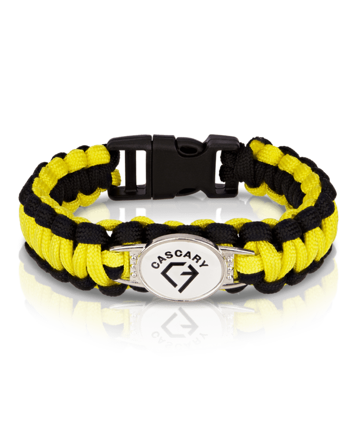 cascary armband heavy yellow black limited 21cm cy hab 019 CASCARY Armband heavy - Yellow-Black - LIMITED 01-50/50