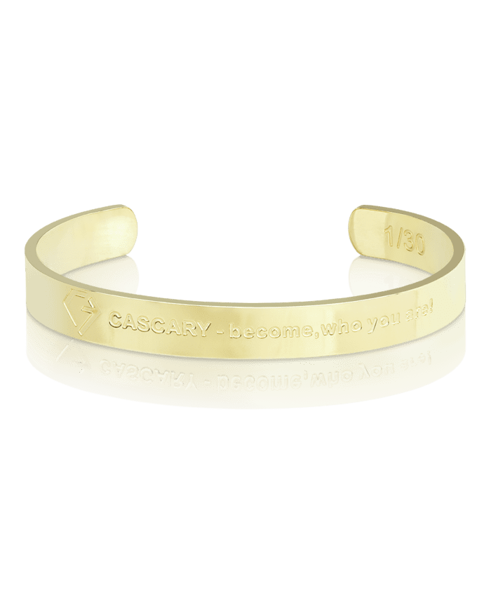 cascary armreif chic gold limited 1 30 30 cy ar 006 CASCARY Armreif chic - gold - LIMITED 1-30/30