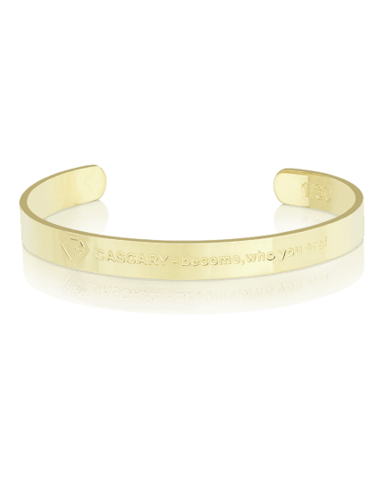 CASCARY Armreif chic wide - gold - LIMITED 1-30/30