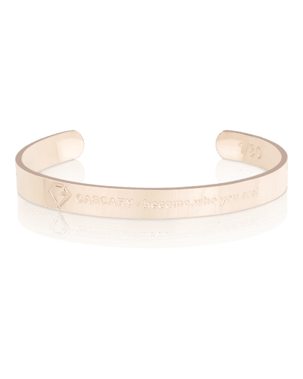 CASCARY Armreif chic wide - rose gold - LIMITED 1-30/30