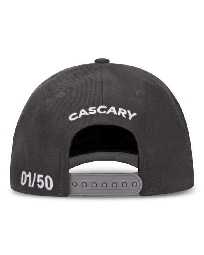 cascary baseballmuetze acryl wool gray limited 1 50 cascary cap 002 backside CASCARY Baseballmütze Acryl/Wool - gray - LIMITED 01-50/50