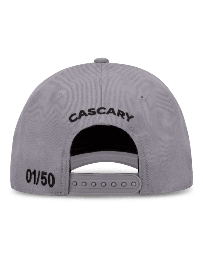 cascary baseballmuetze acryl wool light gray limited 1 50 cascary cap 001 backside CASCARY Baseballmütze Acryl/Wool - light gray - LIMITED 01-50/50