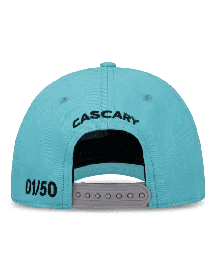 cascary baseballmuetze cotton light turquoise limited 1 50 cascary cap 005 backside CASCARY Baseballmütze Cotton - light turquoise - LIMITED 01-50/50