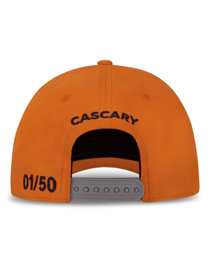 cascary baseballmuetze cotton orange limited 1 50 cascary cap 006 backside CASCARY Baseballmütze Cotton - orange - LIMITED 01-50/50