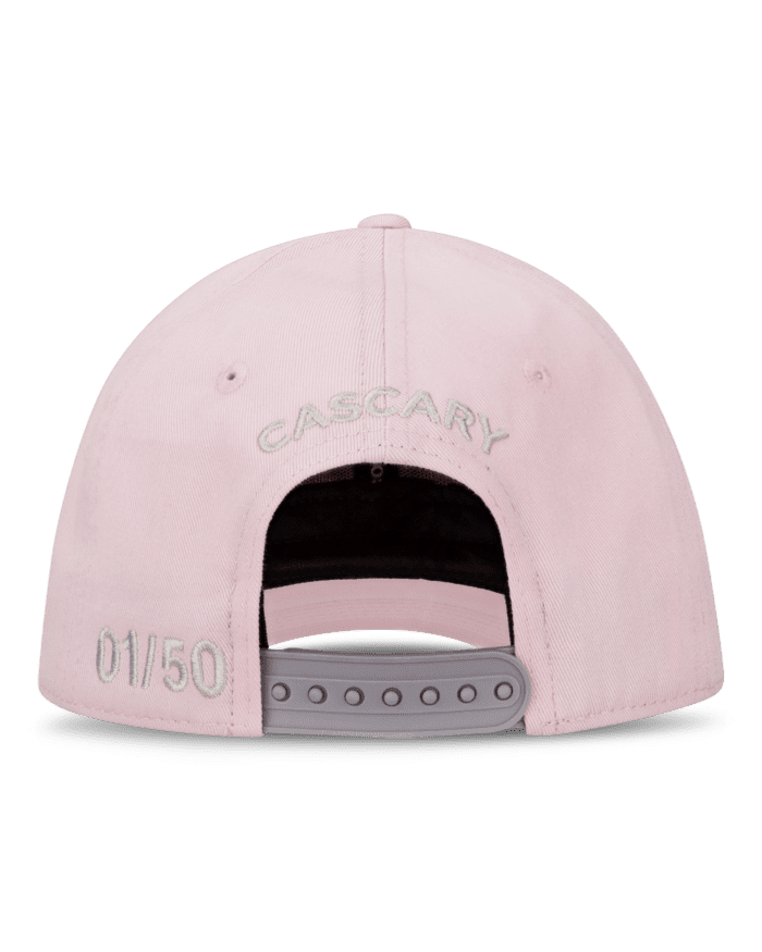 cascary baseballmuetze cotton pink limited 1 50 cascary cap 008 backside CASCARY Baseballmütze Cotton - pink - LIMITED 01-50/50