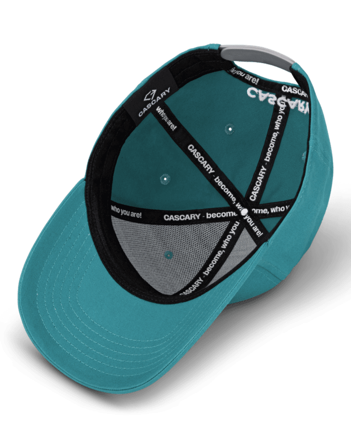 cascary baseballmuetze cotton turquoise limited 1 50 cascary cap 003 inside CASCARY Baseballmütze Cotton - turquoise - LIMITED 01-50/50