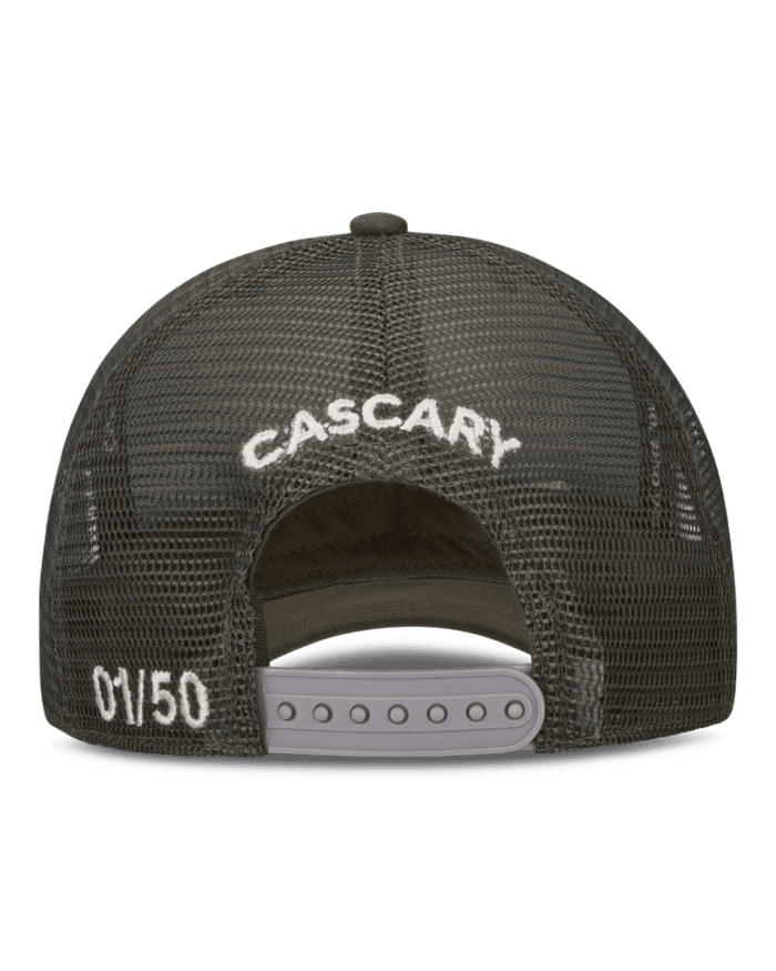 cascary baseballmuetze trucker mesh green limited 1 50 cascary cap 011 backside CASCARY Baseballmütze Trucker Mesh - green - LIMITED 01-50/50