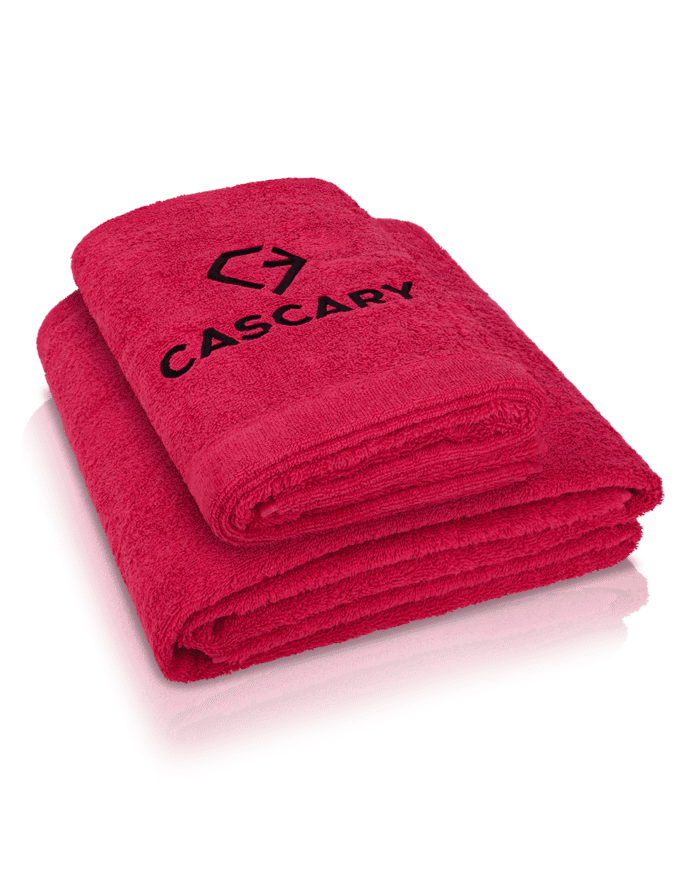 cascary gym handtuch und strand badetuch pink set cy coe 007 CASCARY Gym Handtuch & Strand Badetuch – Set