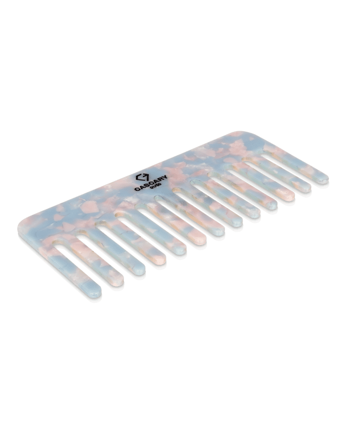cascary haarkamm glitter blue 13x6cm cy hk 017 CASCARY Haarkamm - Glitter Blue - LIMITED 01-50/50