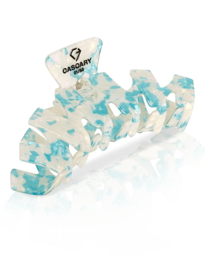 cascary haarklammer glitter turquoise cy hk 006 CASCARY Haarklammer - Glitter Turquoise - LIMITED 01-50/50