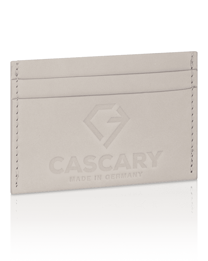 cascary kreditkartenetui sattelleder gray cy kk 001 1 CASCARY Kreditkartenetui – edelstes Sattelleder