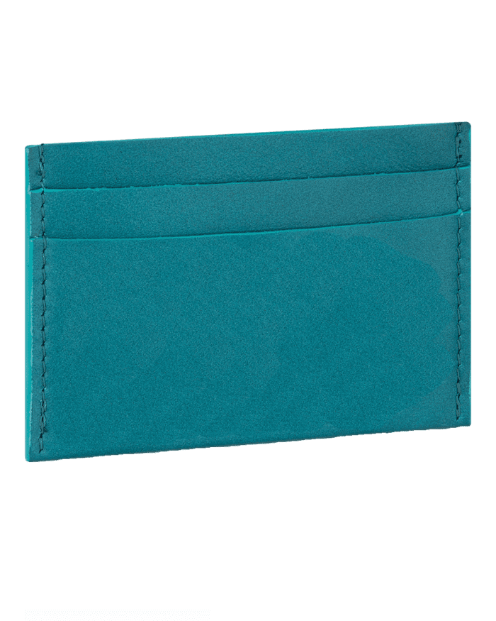 cascary kreditkartenetui sattelleder turquoise cy kk 002 2 CASCARY Kreditkartenetui – edelstes Sattelleder - Turquoise