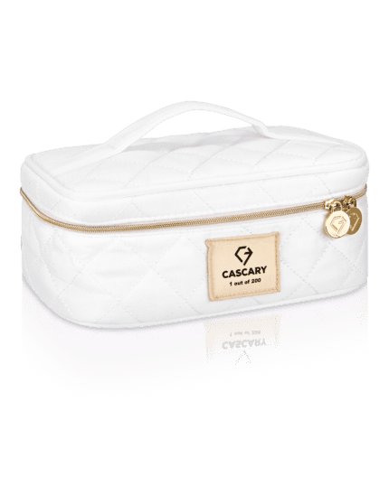 CASCARY Kulturtasche Cosmetic Travelbag white - L – limited 1 out of 200