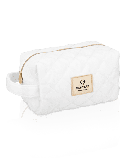 CASCARY Kulturtasche Cosmetic Travelbag white - S – limited 1 out of 200