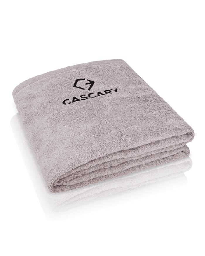 cascary strand badetuch light gray 100x160cm cy coe 006 CASCARY Strand Badetuch