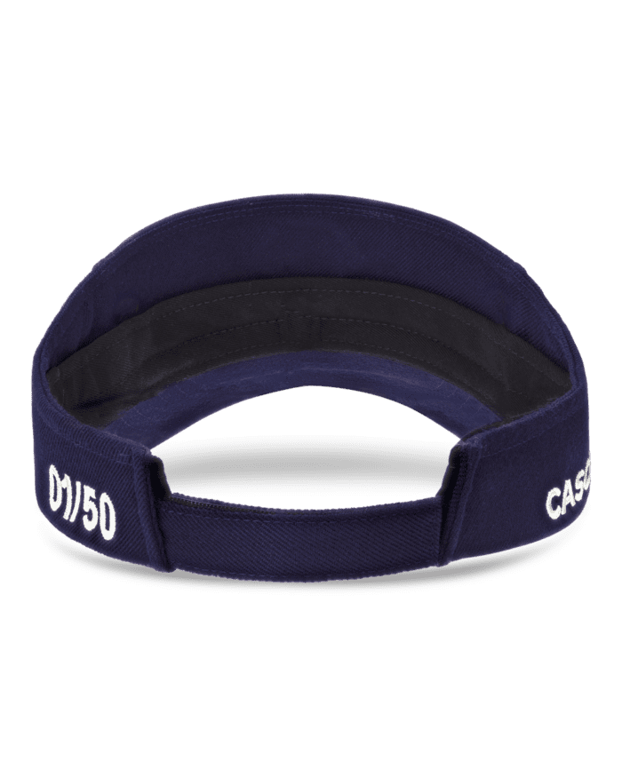 cascary sun visor cap limited 1 50 dark blue cascary sun visor 001 backside CASCARY Sun Visor Cap - dark blue - LIMITED 01-50/50