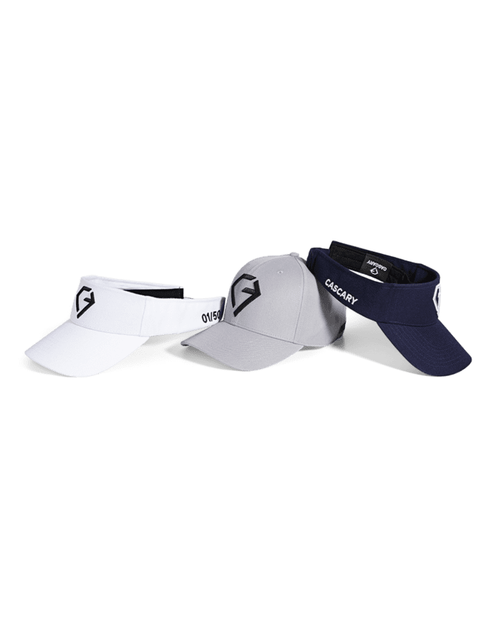 cascary sun visor cap limited 1 50 packshot CASCARY Sun Visor Cap - white - LIMITED 01-50/50