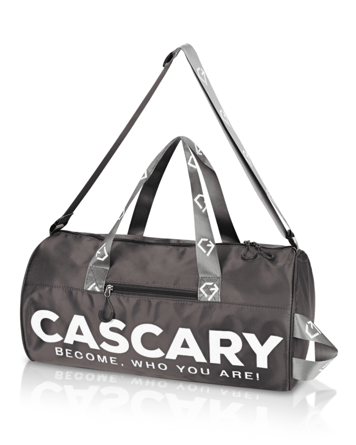 cascary tasche gym bag gray 50x25cm cy gb 003 CASCARY Tasche Gym Bag - Gray