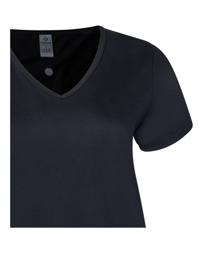 cascary figurbetontes slim fit t shirt mit v ausschnitt uc 36203 1 CA 008 06 CASCARY figurbetontes Slim Fit T-Shirt mit V-Neck - UC